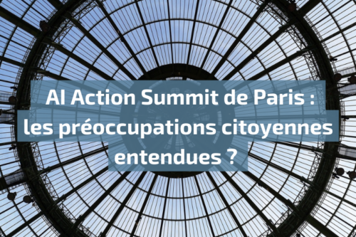 AI Action Summit de Paris : les préoccupations citoyennes entendues ?